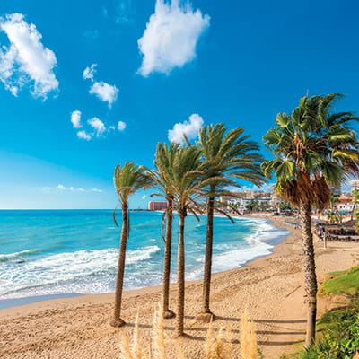 A beach in Malaga, Spain